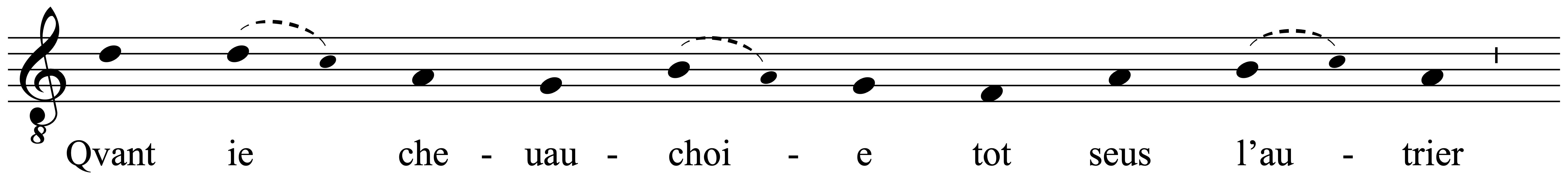 Work musical notation